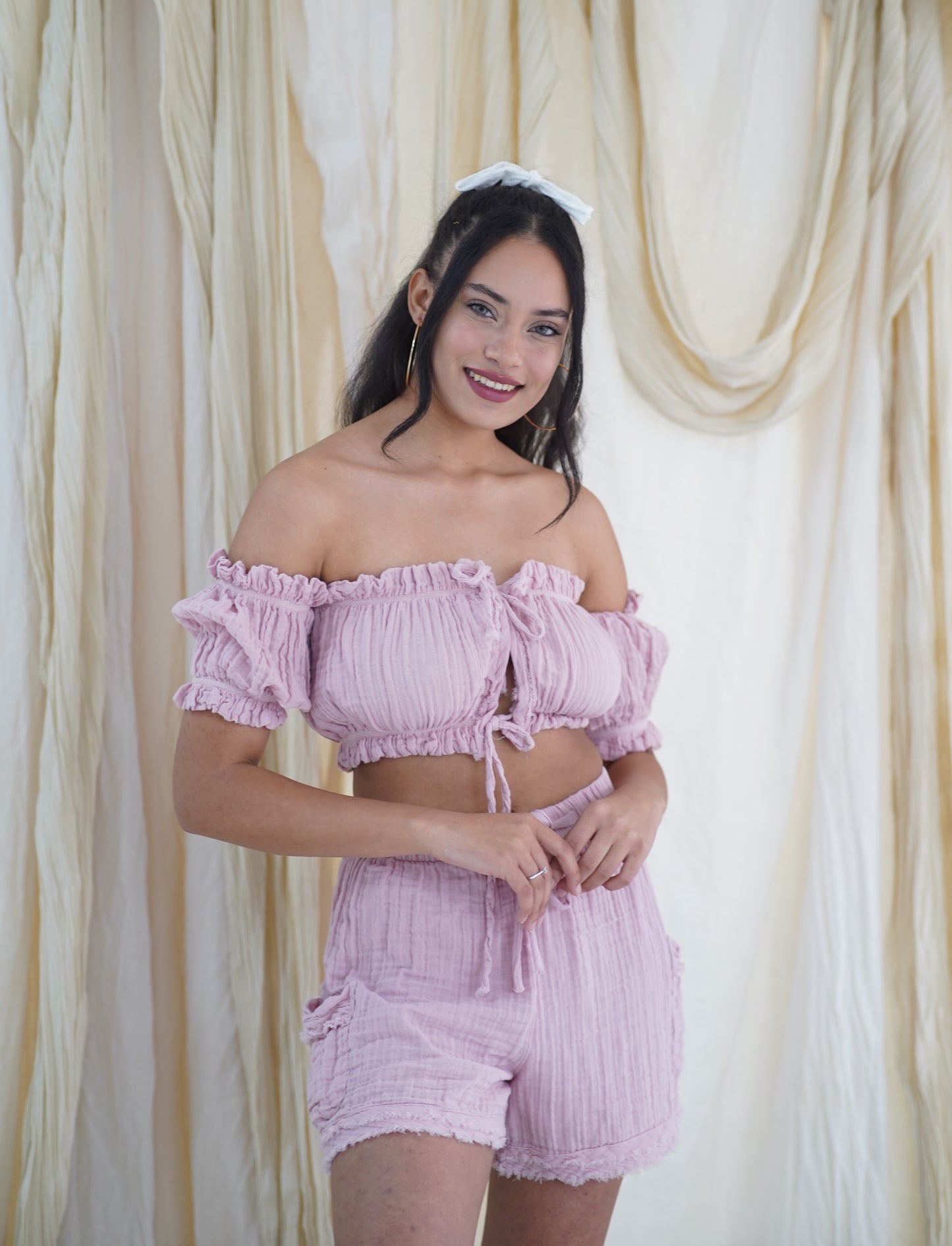 Elegant mini blouse