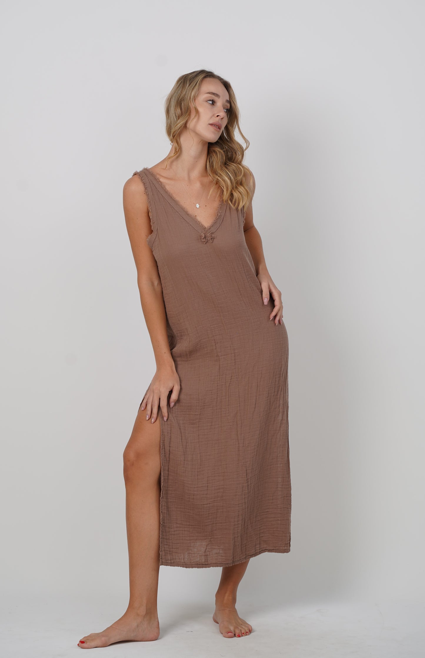 Diva Linen Maxi dress
